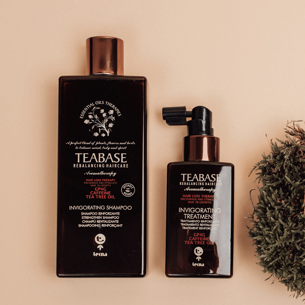 TEABASE INVIGORATING šampūnas nuo plaukų slinkimo